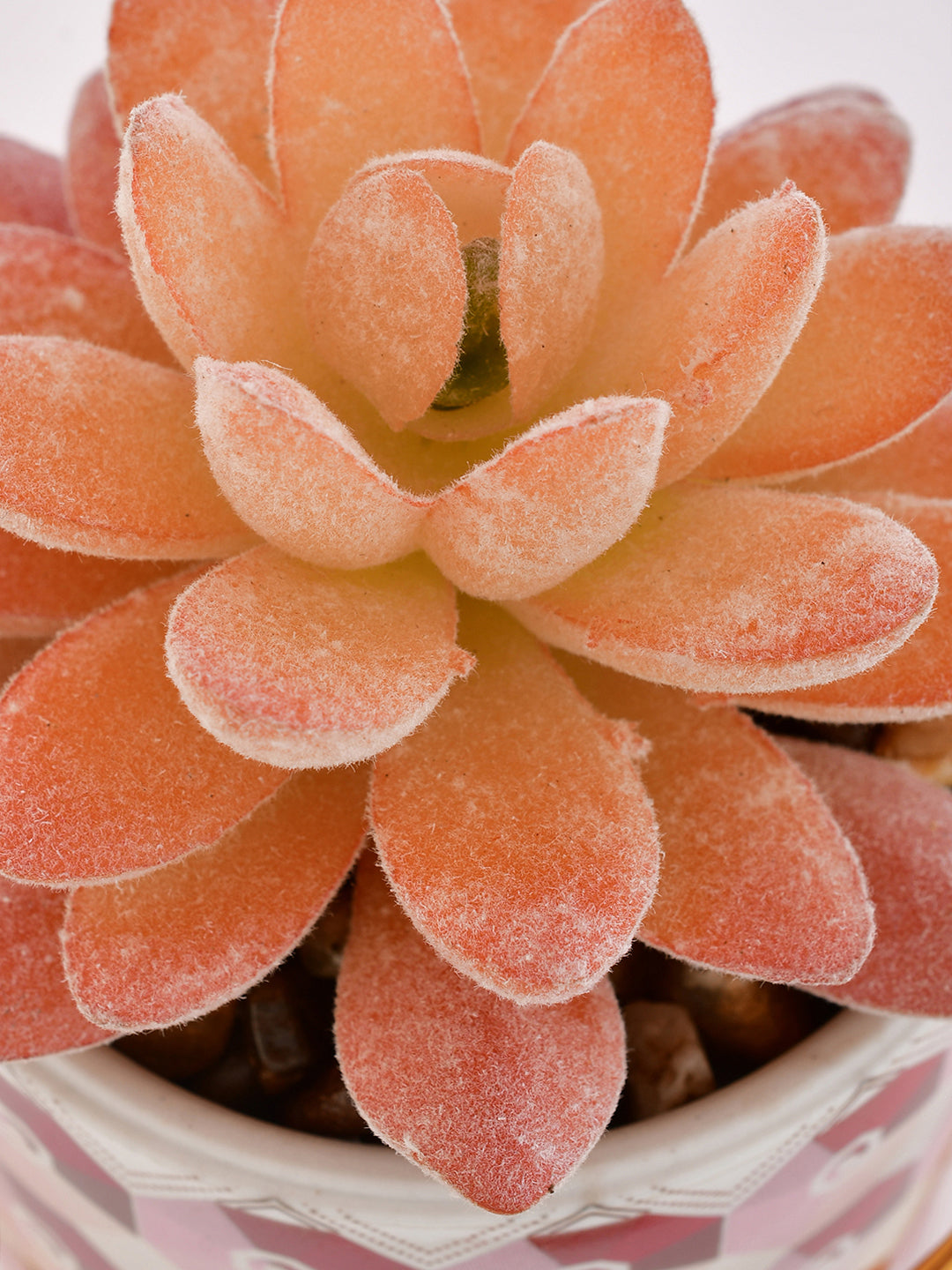 Artificial Plant with Ceramic Planter in a Golden Stand