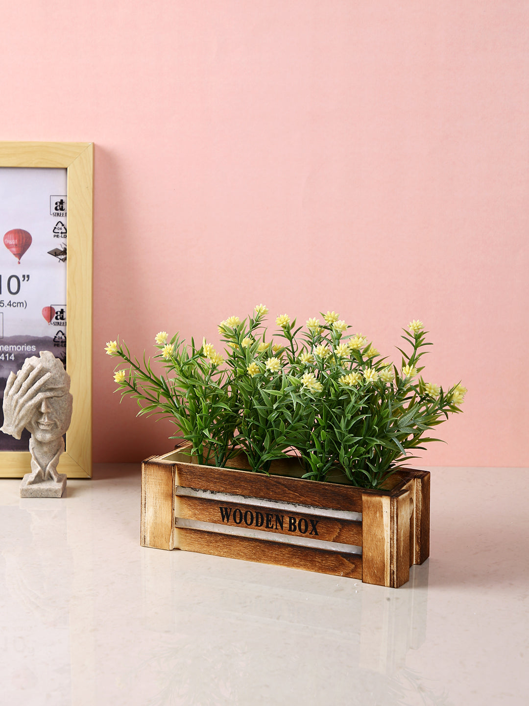 Beige 1 Pieces Succulent Artificial Plant With Pot