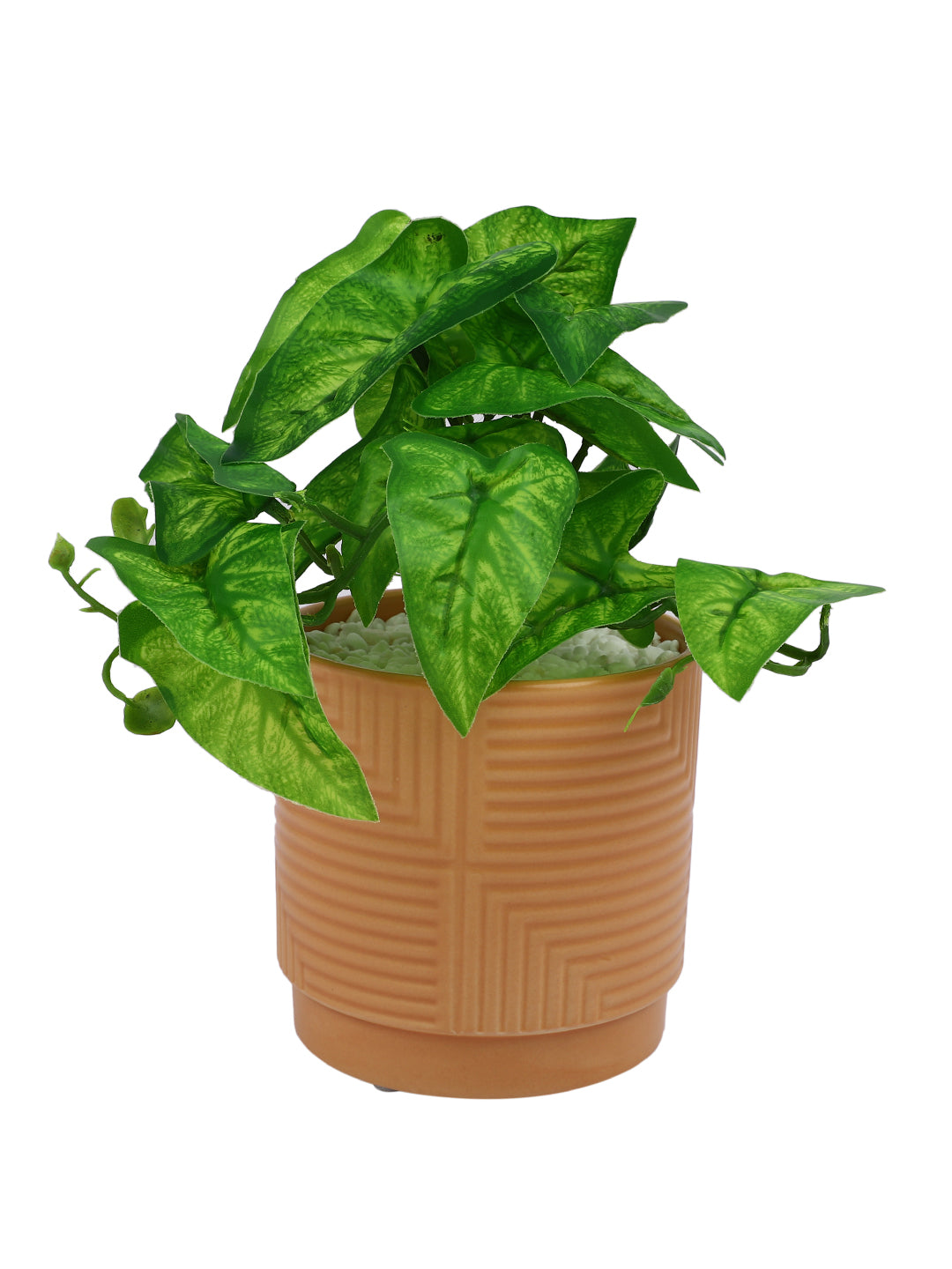 White 1 Pieces Bonsai Artificial Plant With Pot