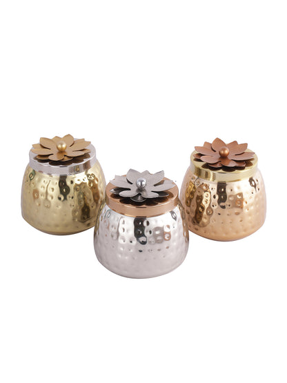 Set of 3 Jars with Tray
