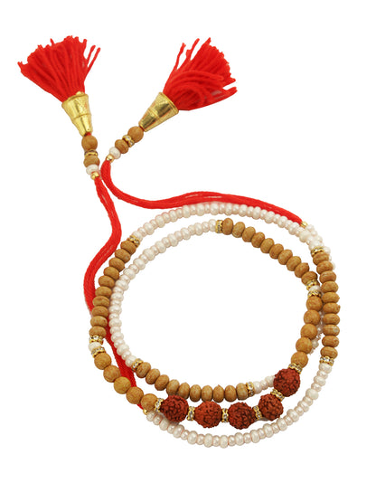 Moli Beaded Rudraksh Rakhi