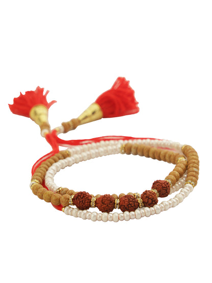 Moli Beaded Rudraksh Rakhi
