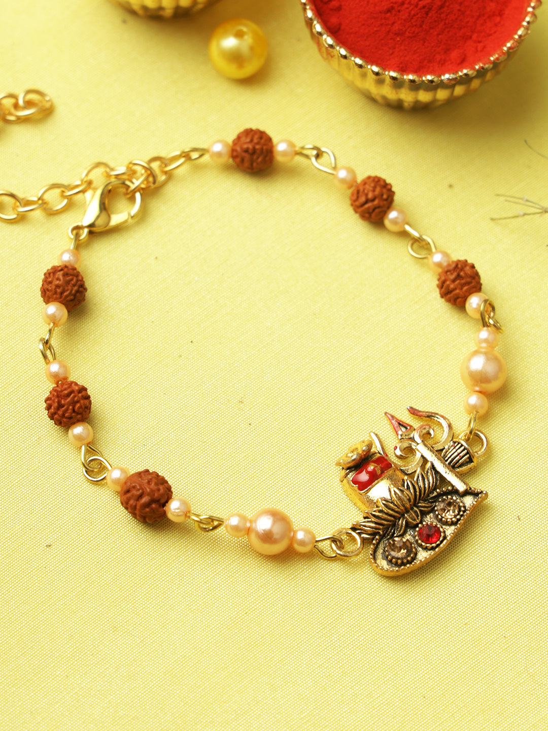 Divine Shivaling Rudraksh Rakhi