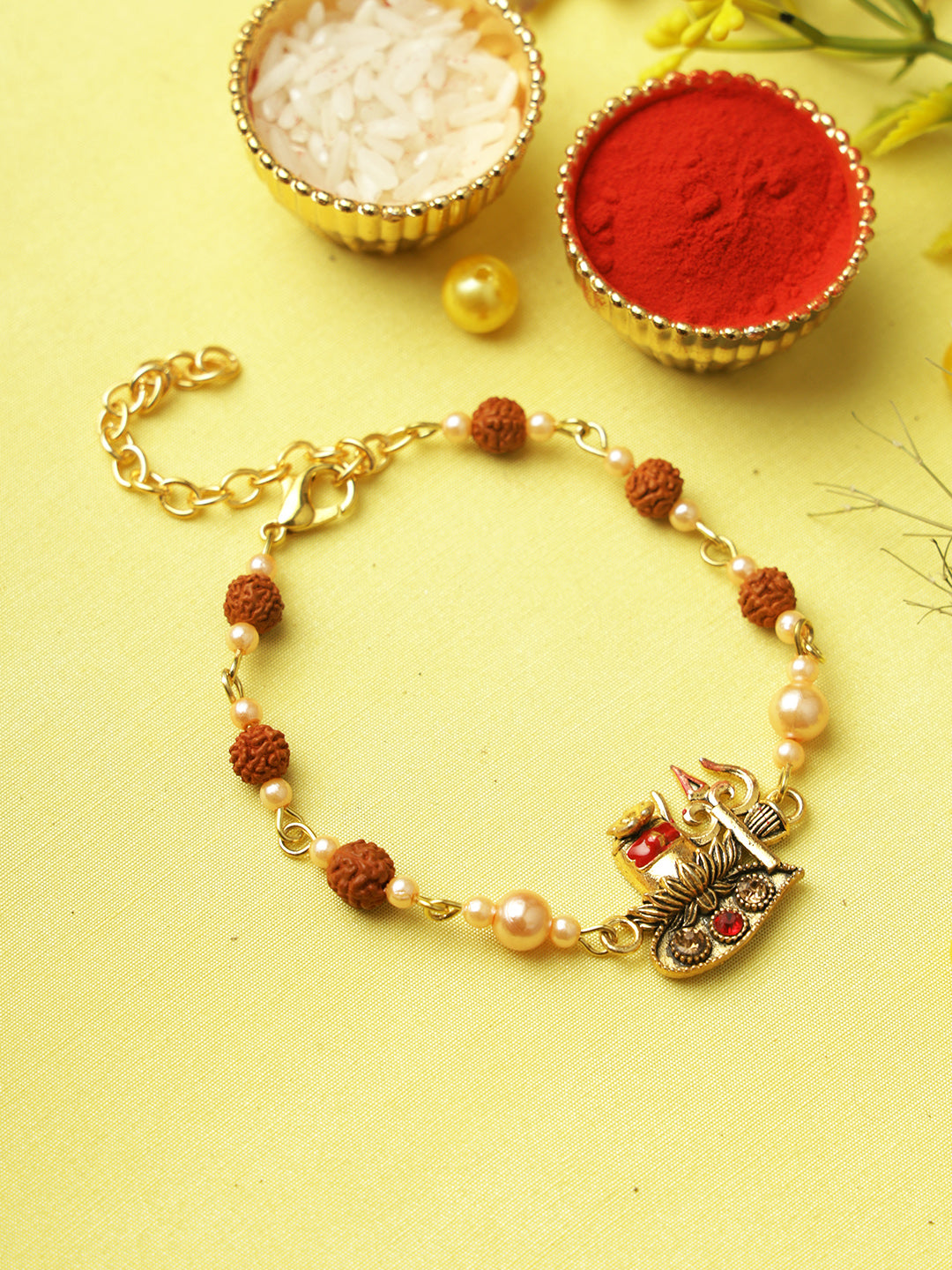 Divine Shivaling Rudraksh Rakhi