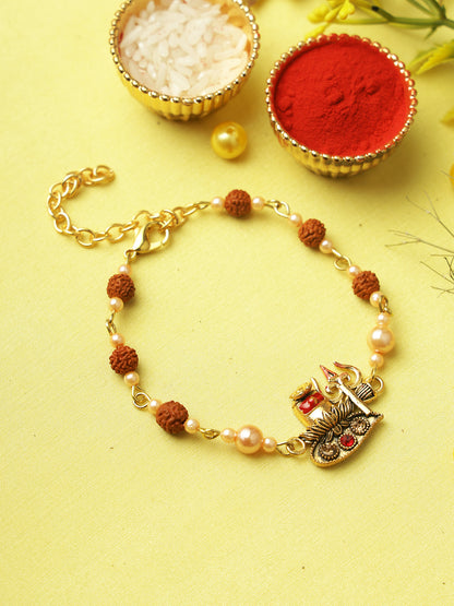 Divine Shivaling Rudraksh Rakhi