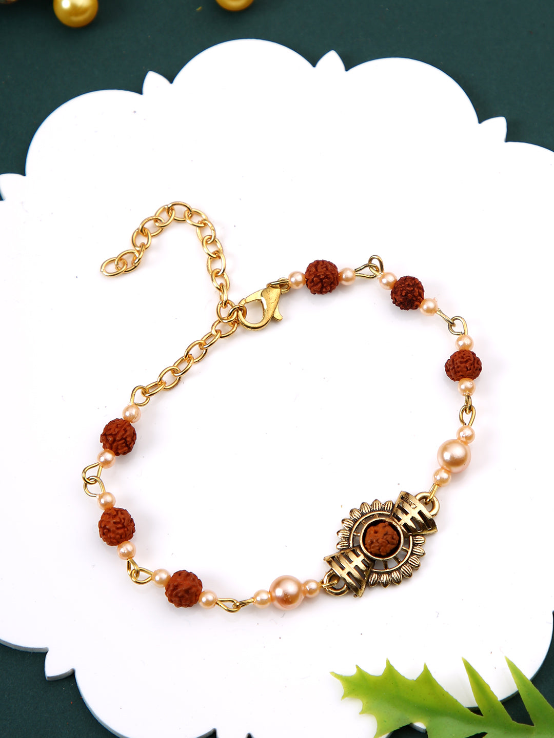 Divine Rudraksh Pearl Rakhi