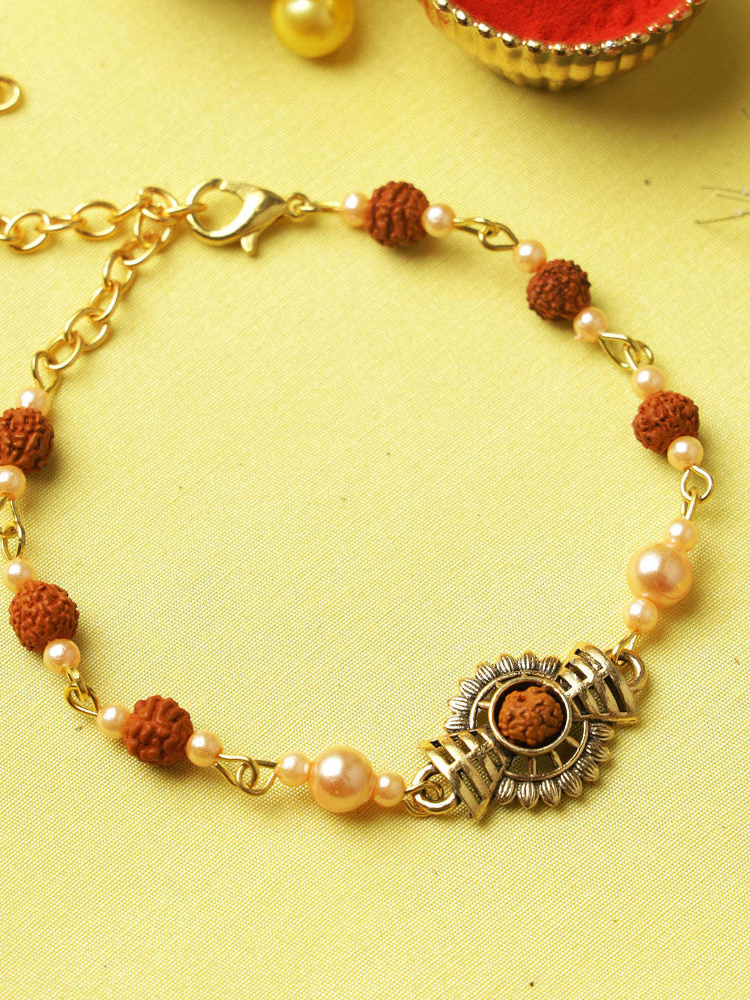 Divine Rudraksh Pearl Rakhi