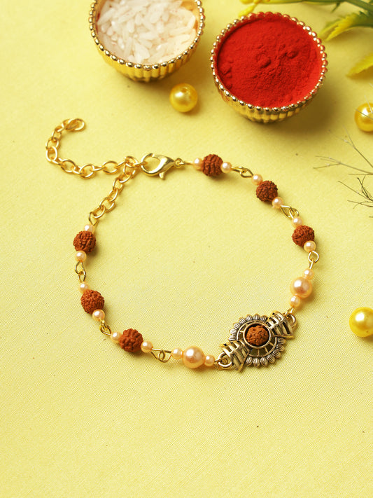 Divine Rudraksh Pearl Rakhi