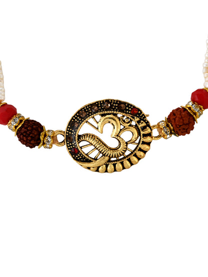Rudraksha Om Harmony Rakhi