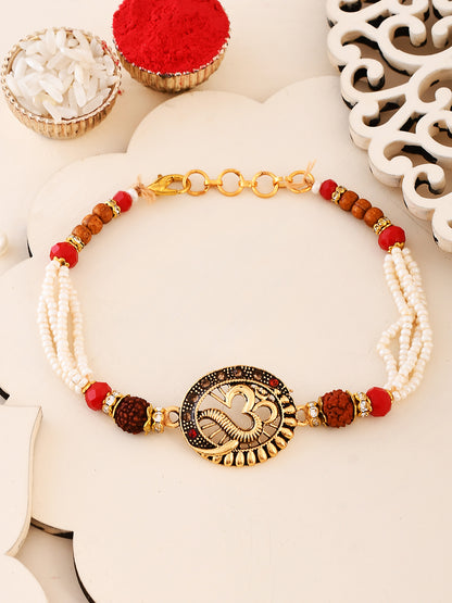 Rudraksha Om Harmony Rakhi