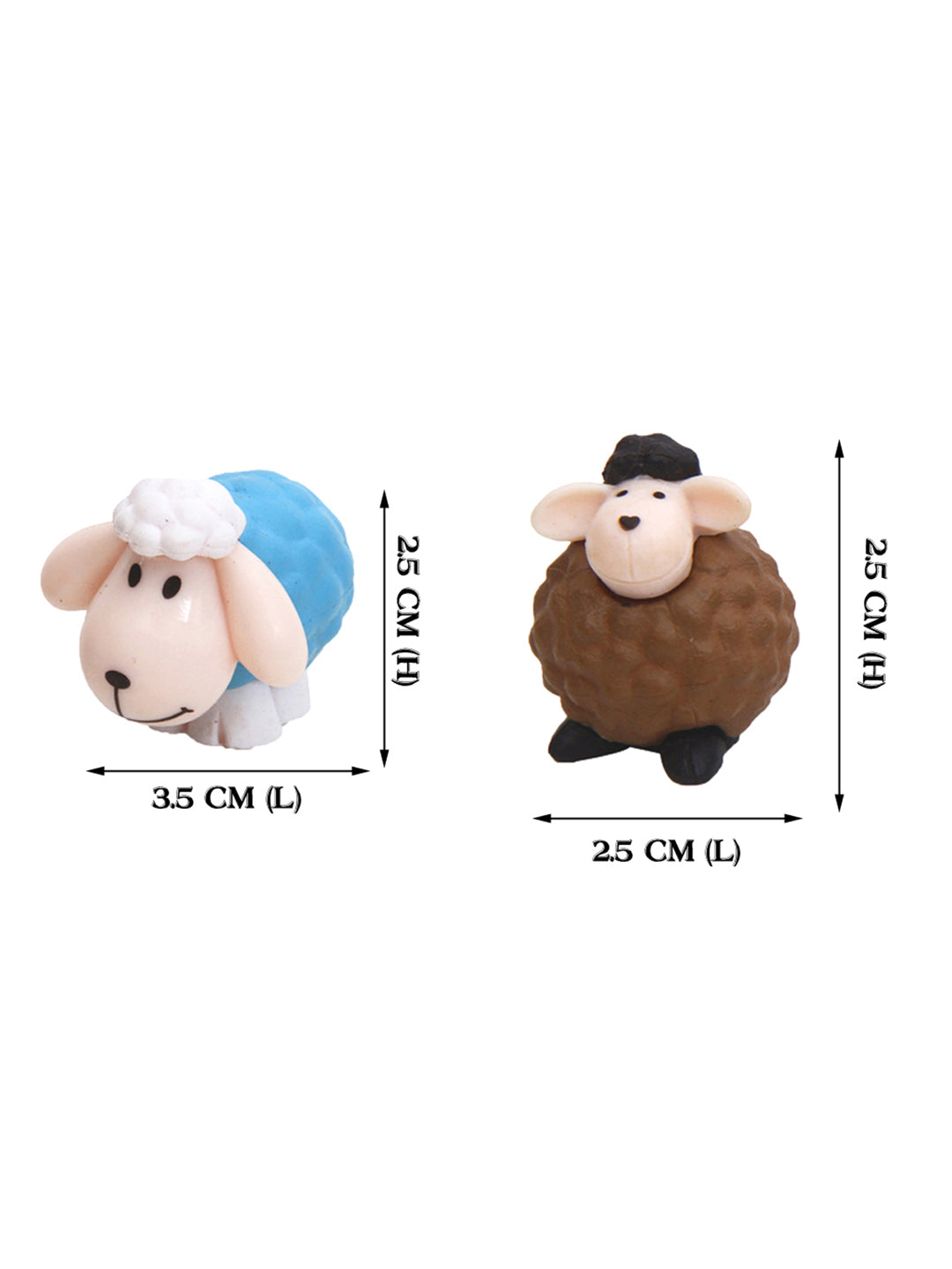 Lamb & Sheep Garden Toy Décor Showpiece Set of 10