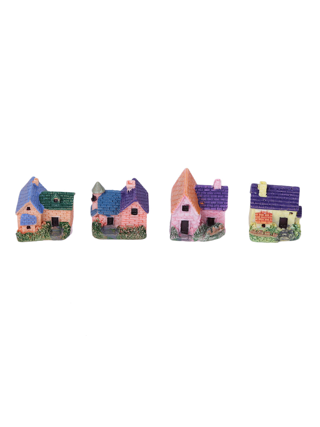 Set of 4 Castle-Like Garden House Toys