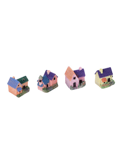 Set of 4 Castle-Like Garden House Toys