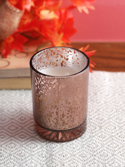 Sweet and Permeating Brown Fancy Glass Candles