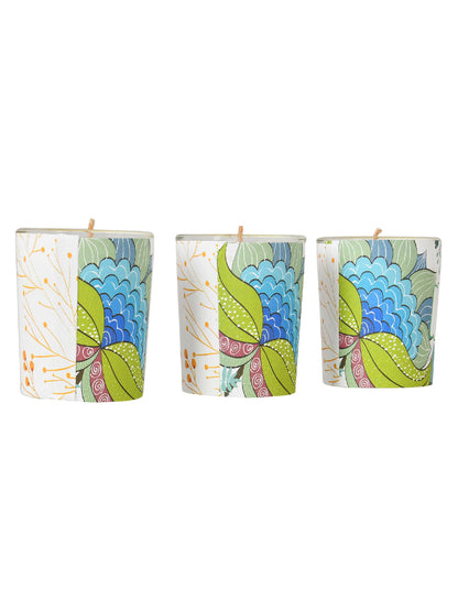 Set of 3 Aroma Fusion Illuminated candle