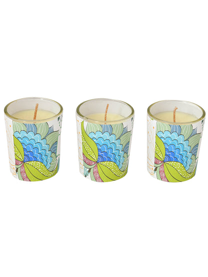 Set of 3 Aroma Fusion Illuminated candle