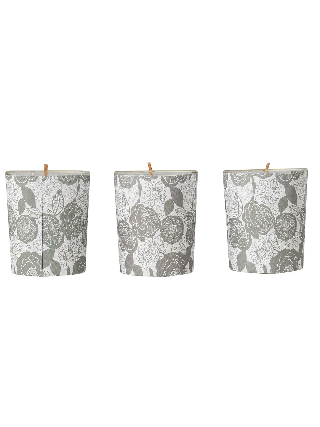 Set of 3 Aroma Fusion Illuminated candle