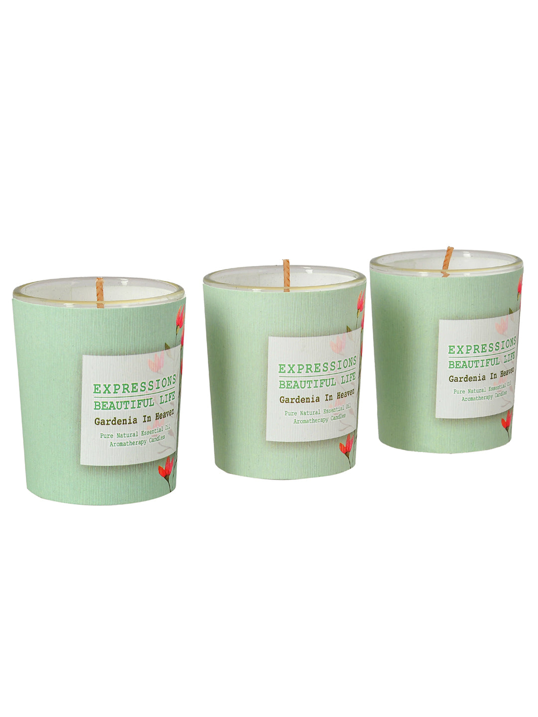 Set of 3 Aroma Fusion Illuminated candle