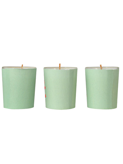 Set of 3 Aroma Fusion Illuminated candle