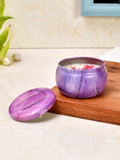 Petite Purple Serenity Essential Candle