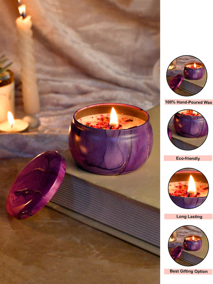 Petite Purple Serenity Essential Candle