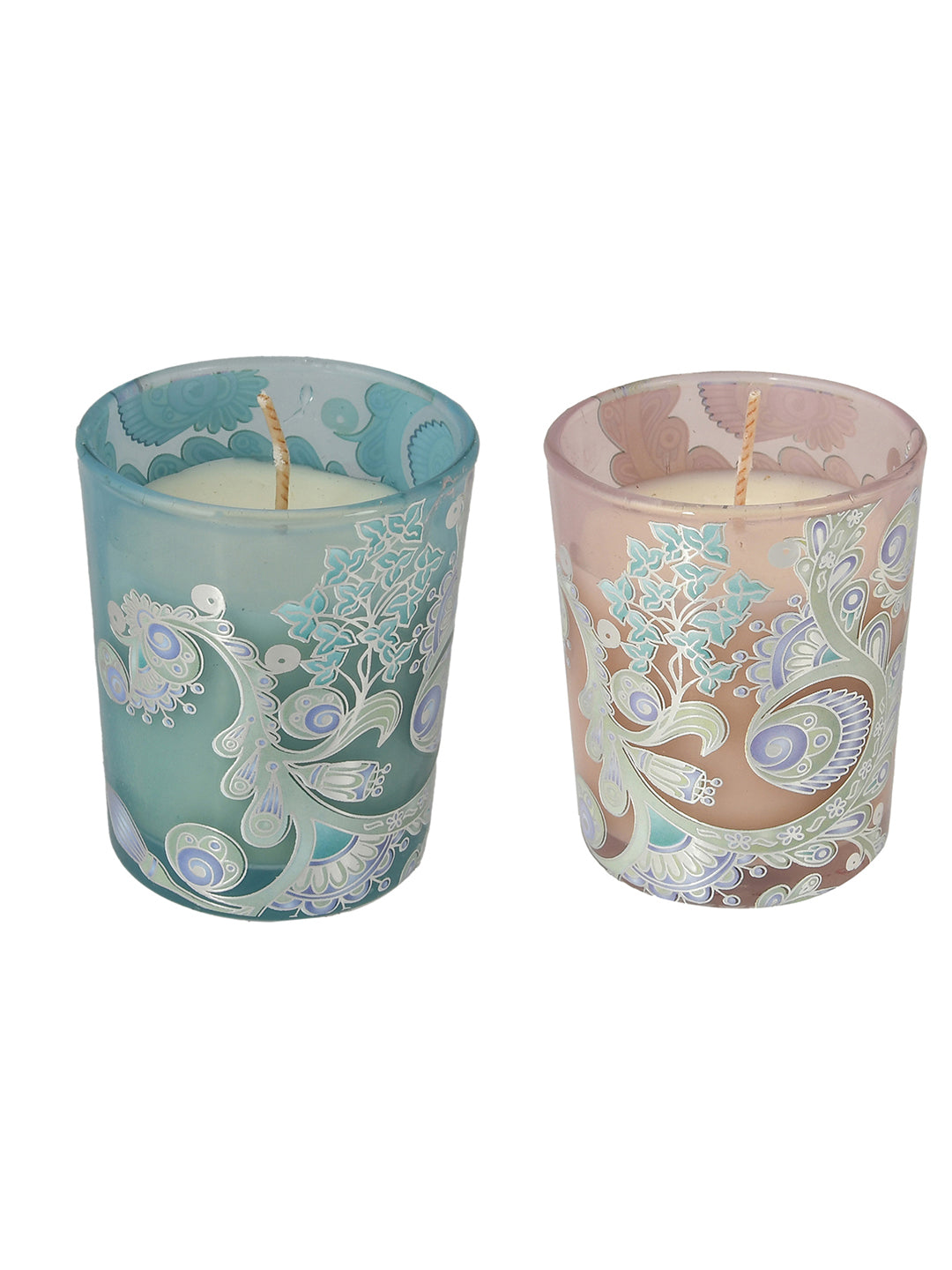 Set of 2 Illuminated candle