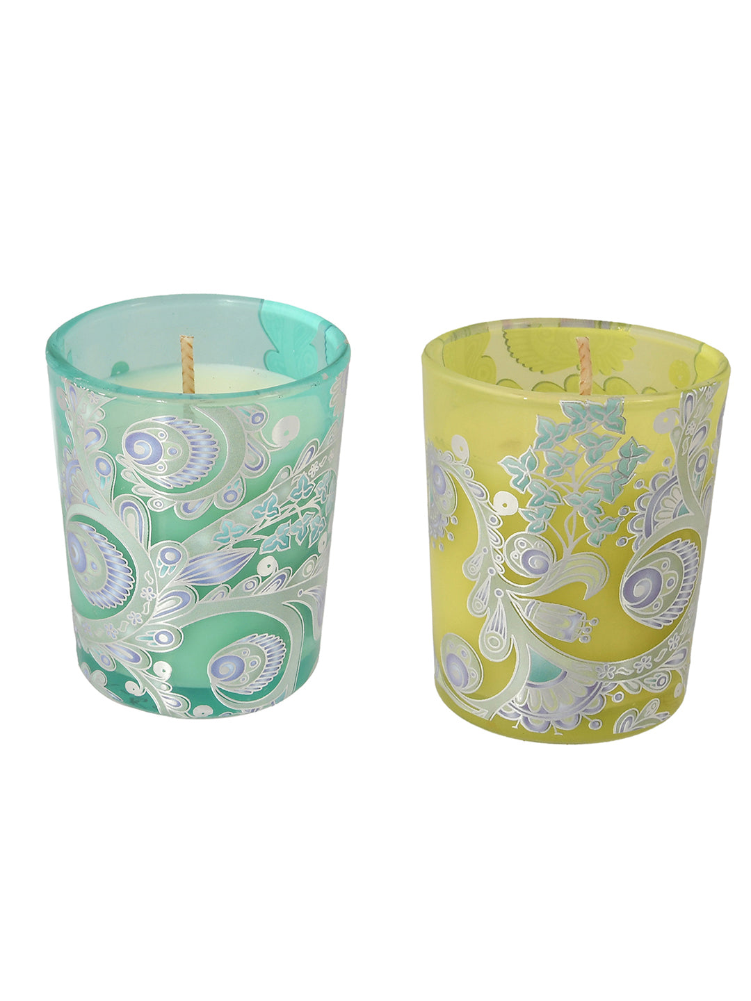 Set of 2 Illuminated candle