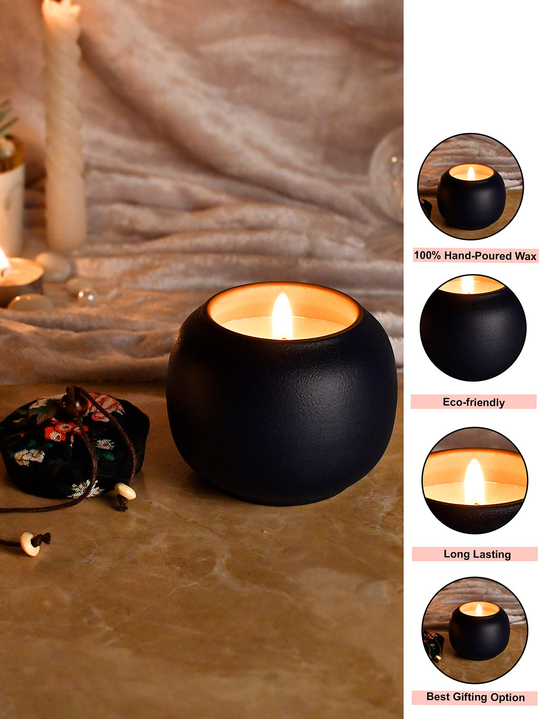 Midnight Elegance Aromatherapy Candle