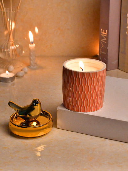 Mindful Melodies Candle with Bird Lid