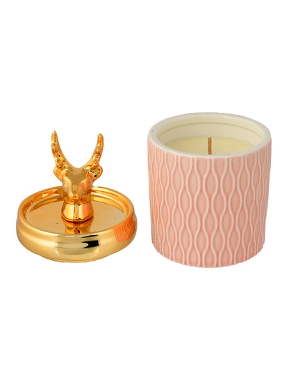 Mindful Melodies Candle with Golden Lid