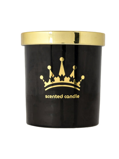 Scented Candle in Black Jar