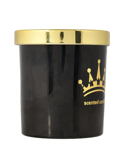 Scented Candle in Black Jar