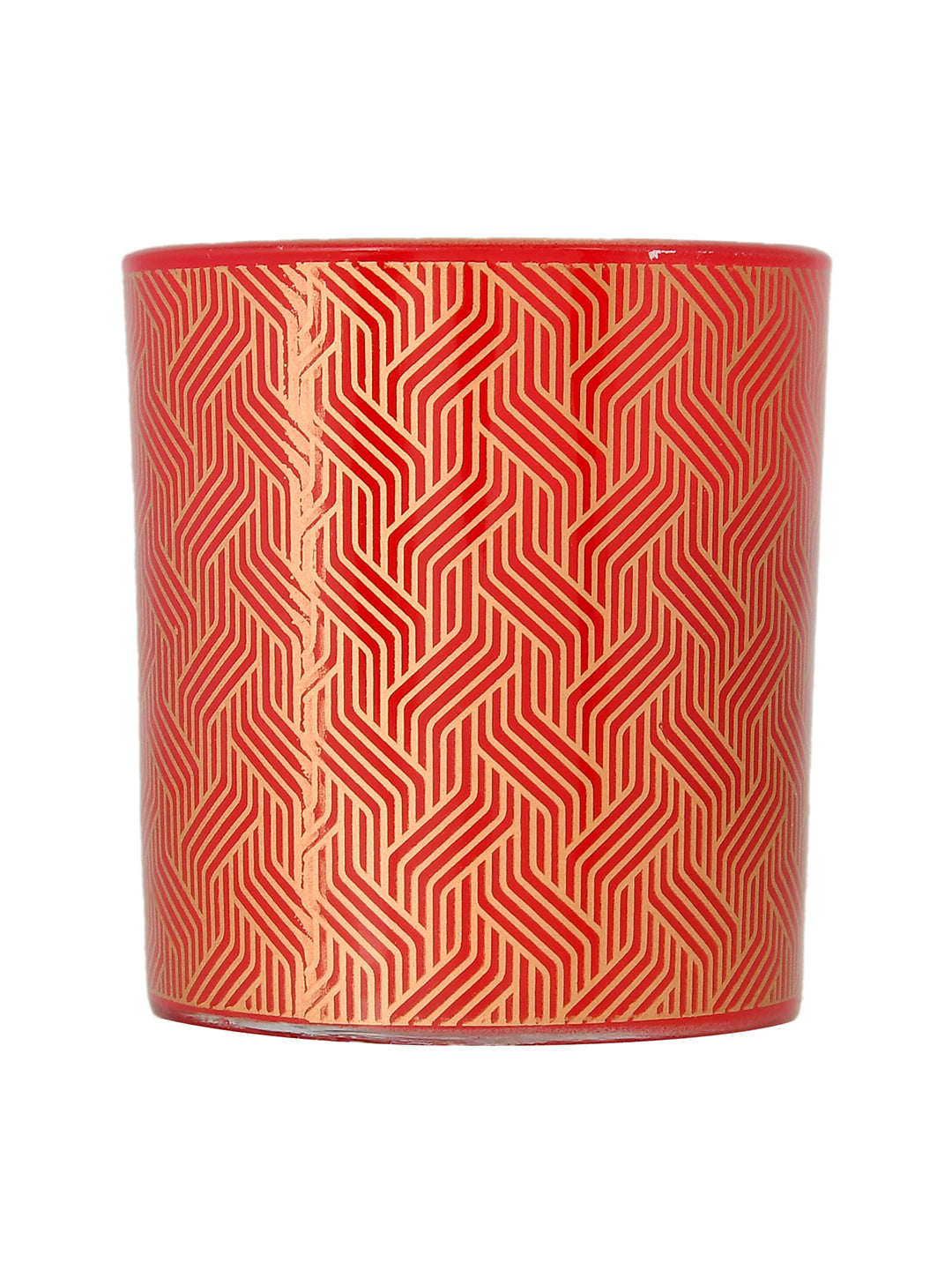 Red & Gold Scented Candle