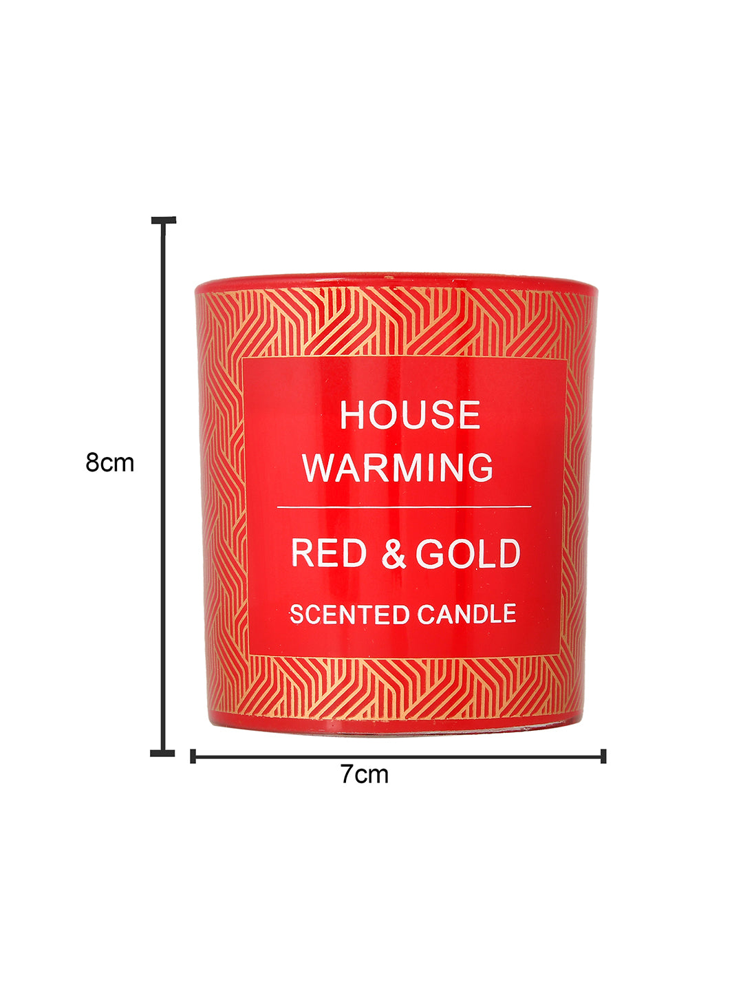 Red & Gold Scented Candle