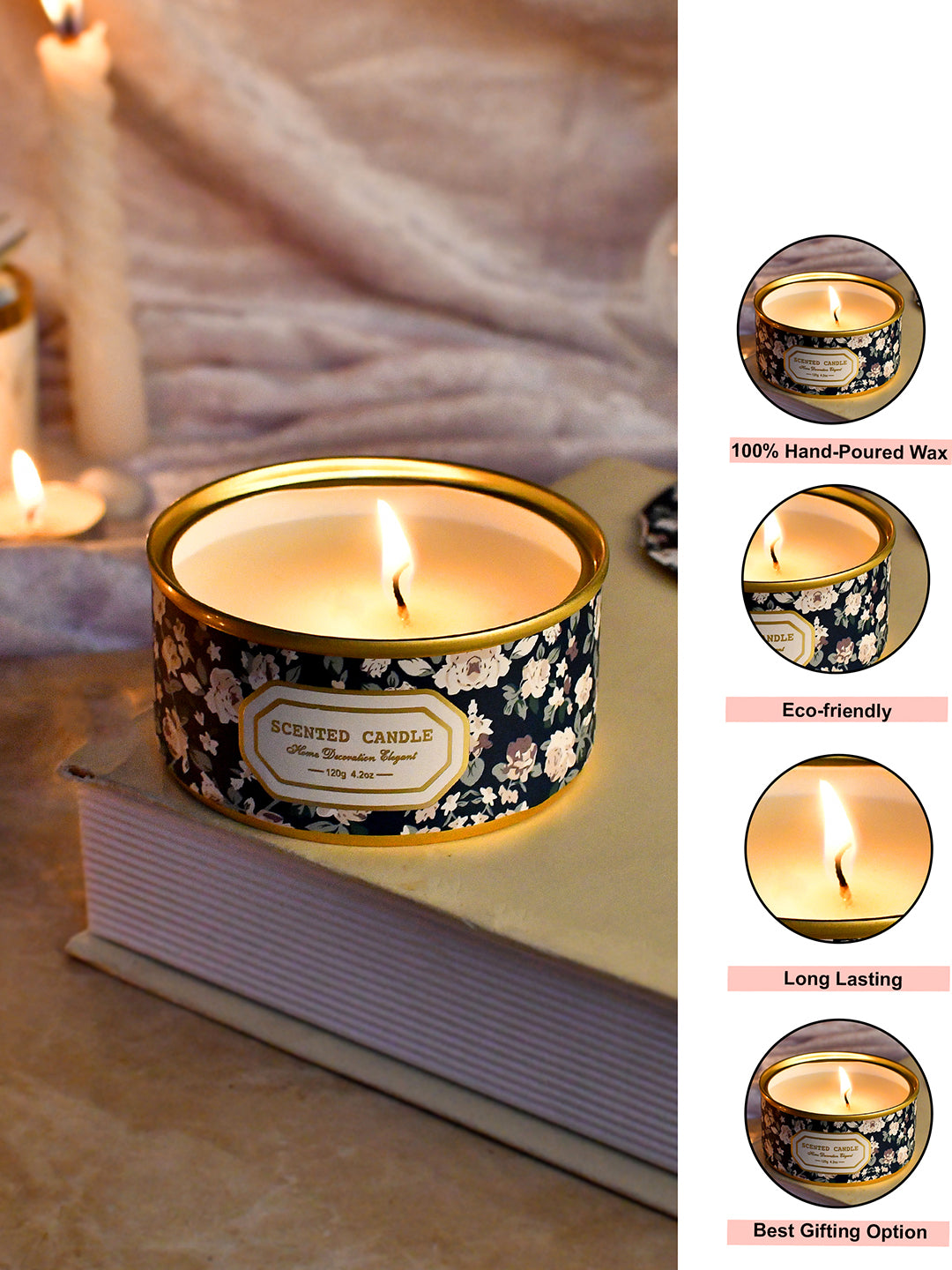 Ruby Glow Scented Candle