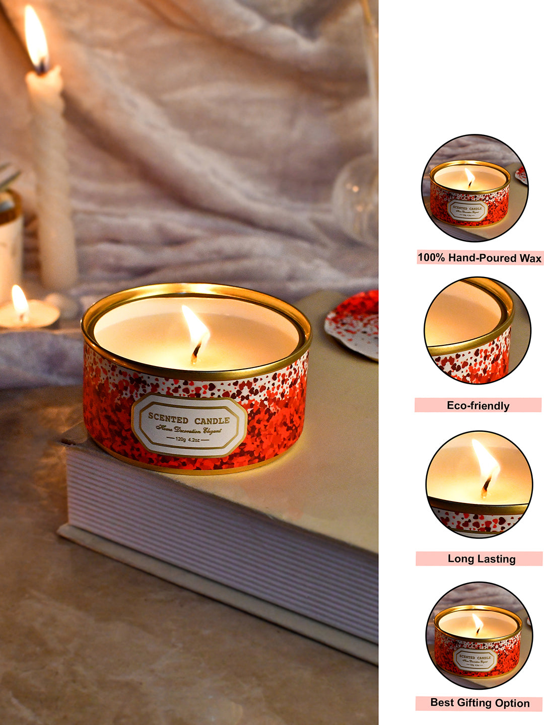 Ruby Glow Scented Candle