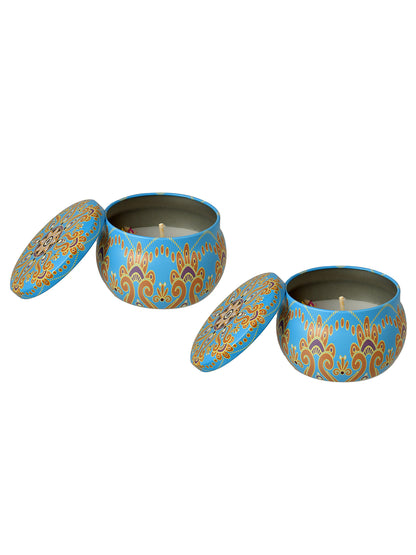 Blue Serenity Candle Jar