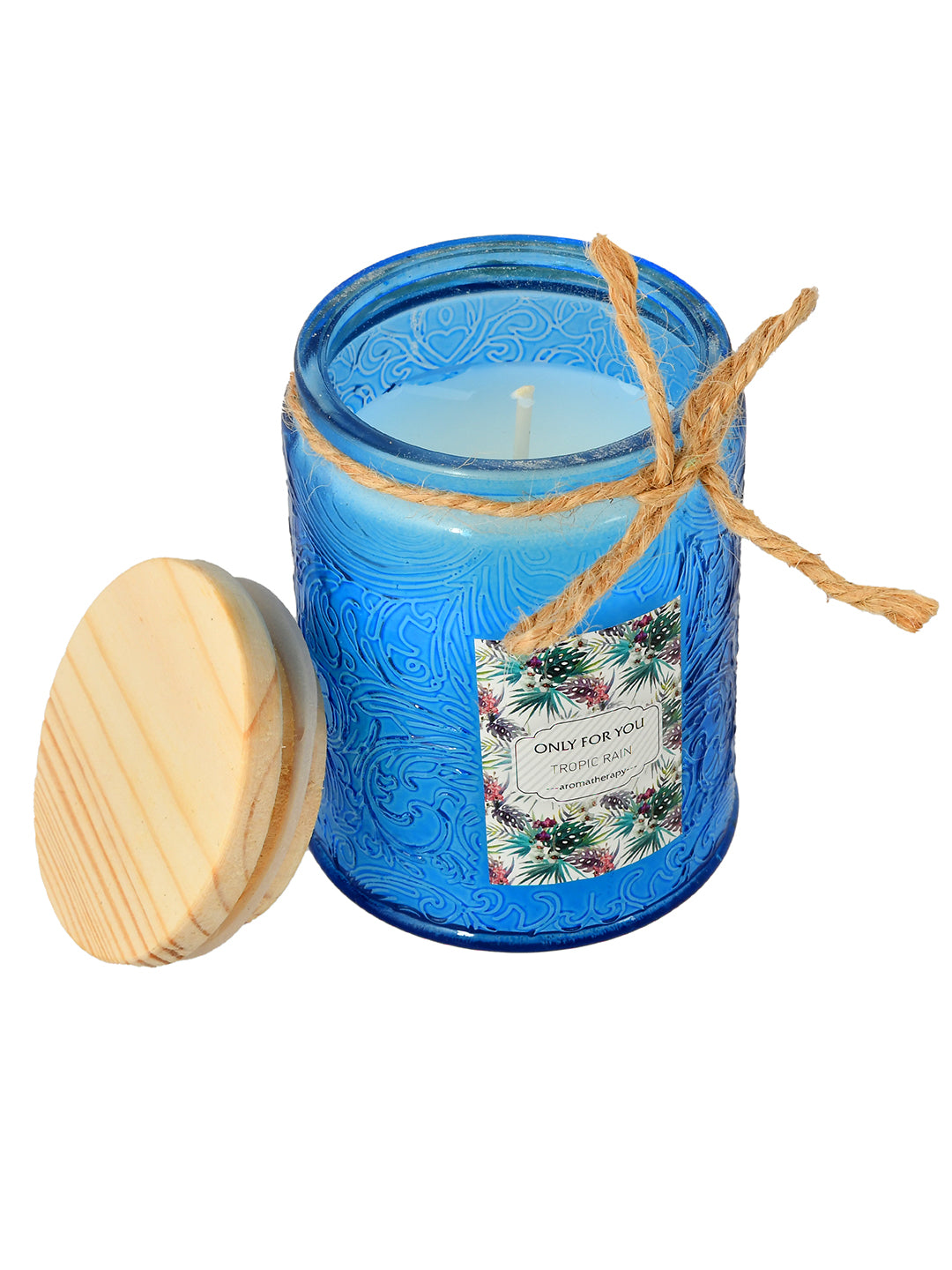 Aromatherapy Candle Jar with Wooden Lid