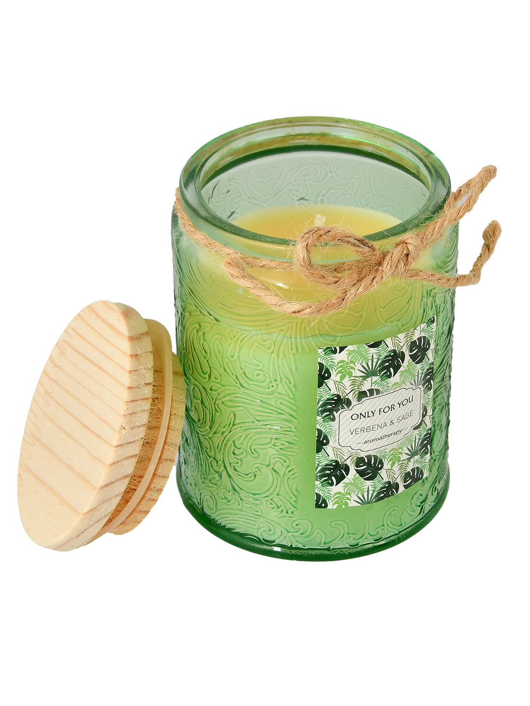 Aromatherapy Candle Jar with Wooden Lid