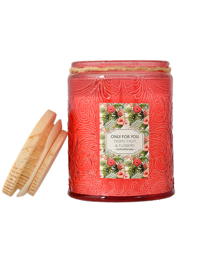 Aromatherapy Candle Jar with Wooden Lid