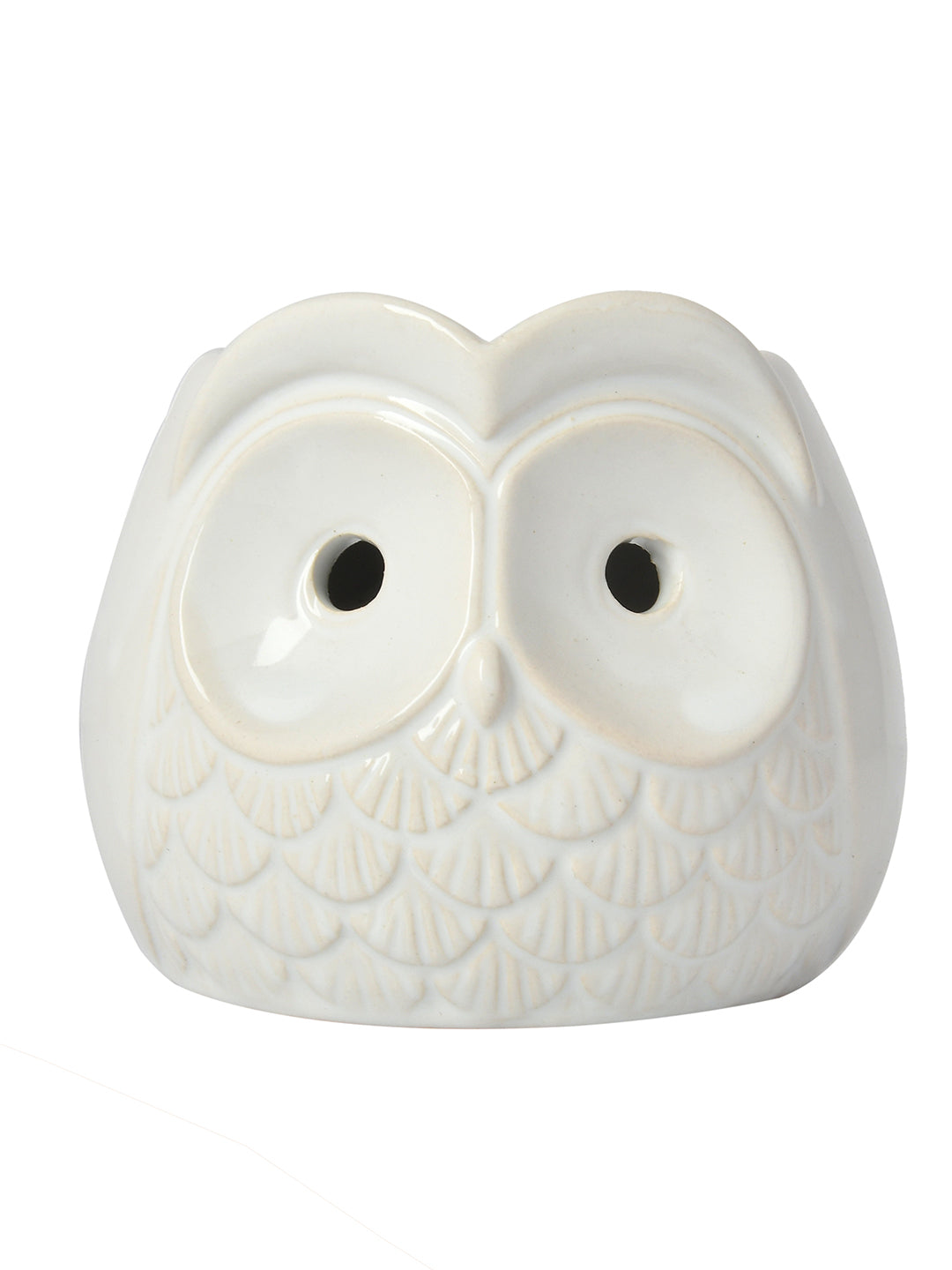 White Ceramic Owl Oil Diffuser