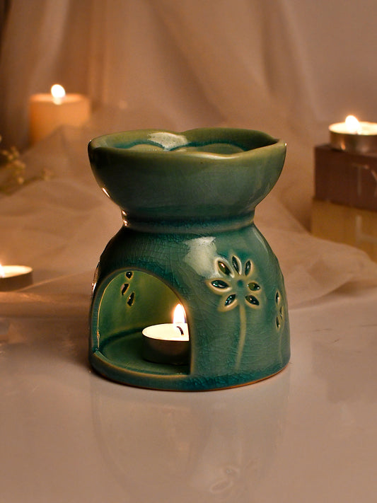 Floral Cut Design Ceramic Oil Diffuser