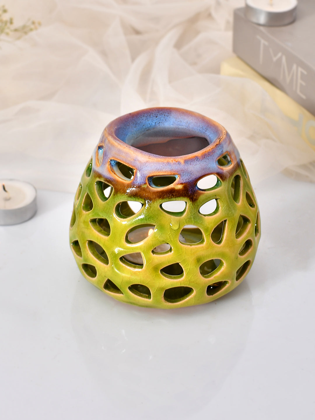 Aroma Mist Ceramic Green Oil Diffuser