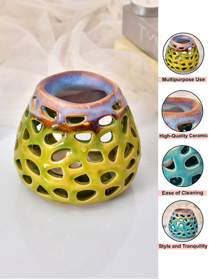 Aroma Mist Ceramic Green Oil Diffuser