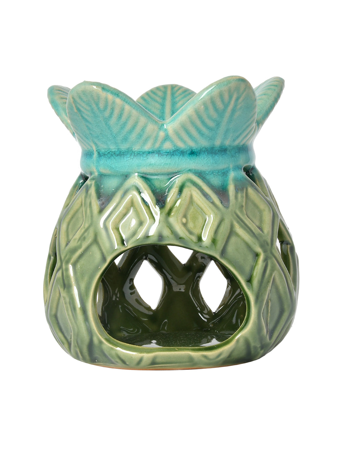 Green Ceramic Pineapple Aromatherapy Oil Diffuser