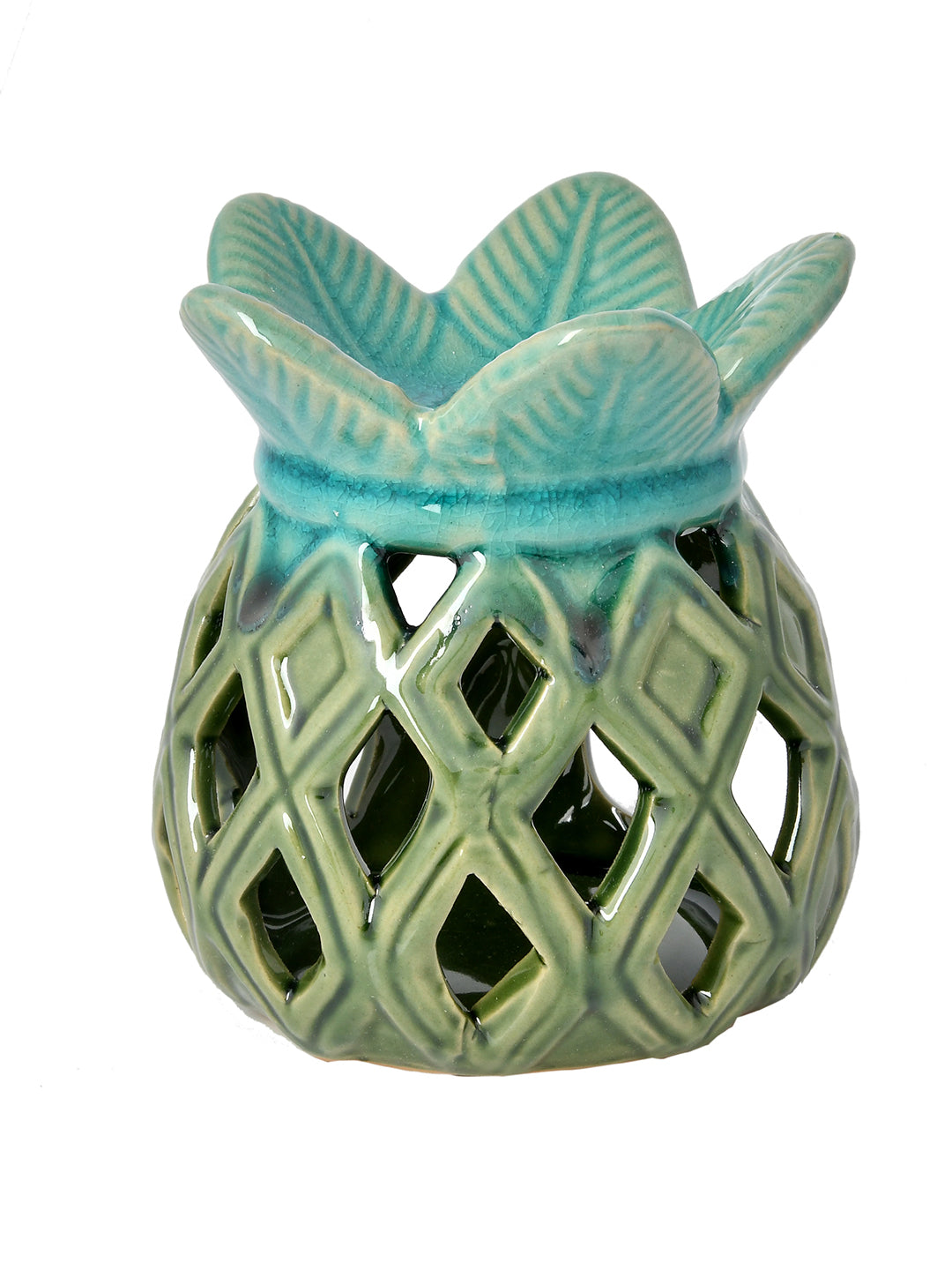 Green Ceramic Pineapple Aromatherapy Oil Diffuser