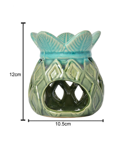 Green Ceramic Pineapple Aromatherapy Oil Diffuser