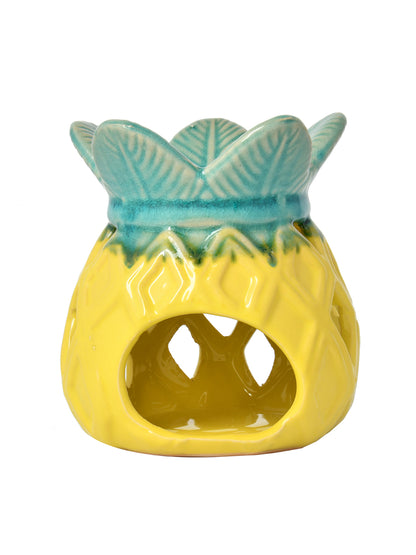 Yellow Ceramic Pineapple Aromatherapy Oil Diffuser