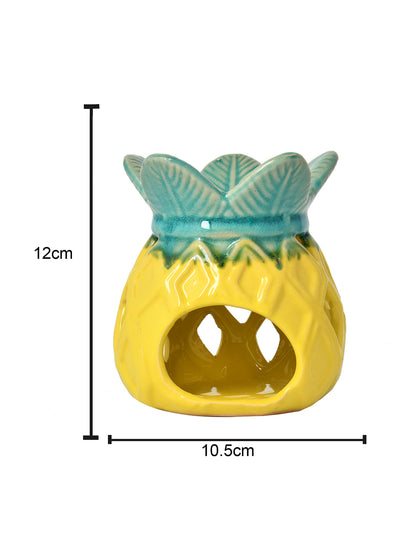 Yellow Ceramic Pineapple Aromatherapy Oil Diffuser