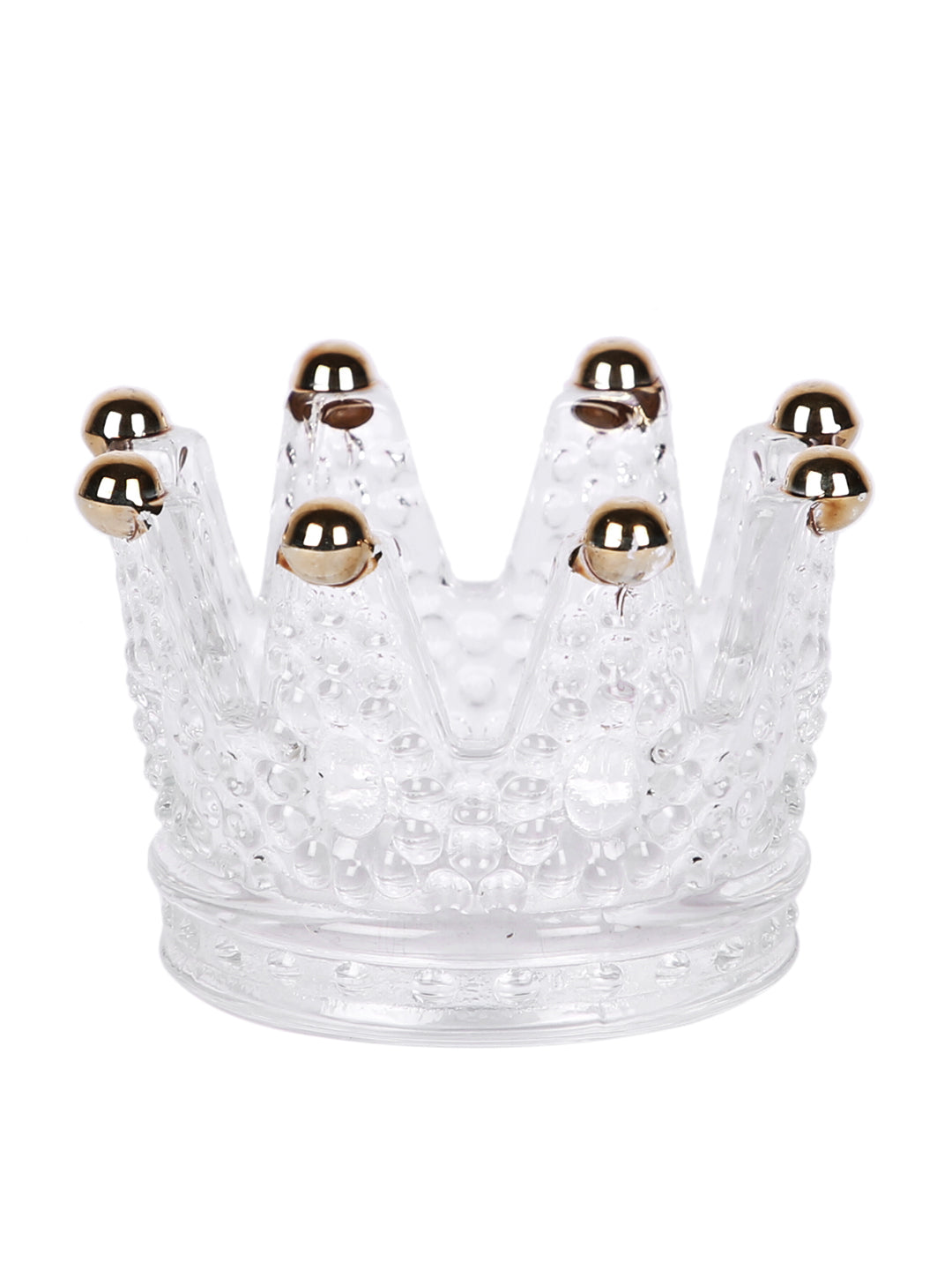 Transparent Set of 5 Candle Holder